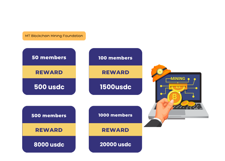Blockchain Mining Illustration